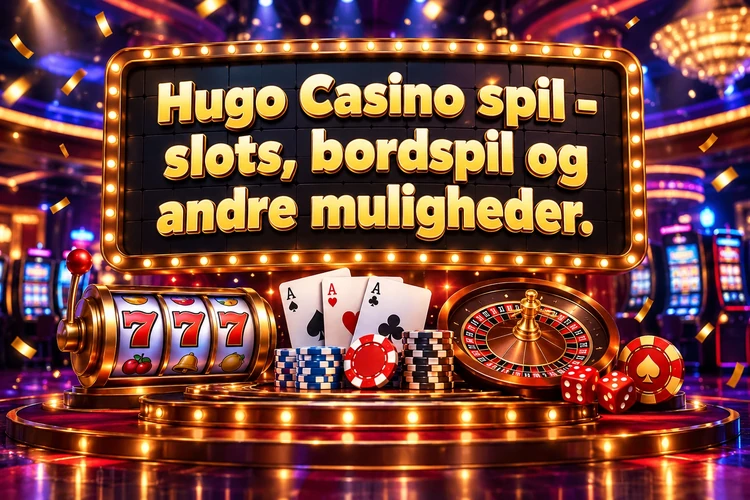 Hugo Casino spil - slots, bordspil og andre muligheder