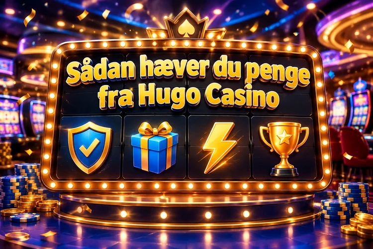 Sådan hæver du penge fra Hugo Casino